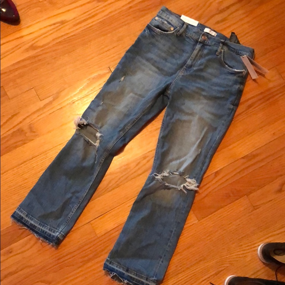 Zara Jeans w/ Release Hem